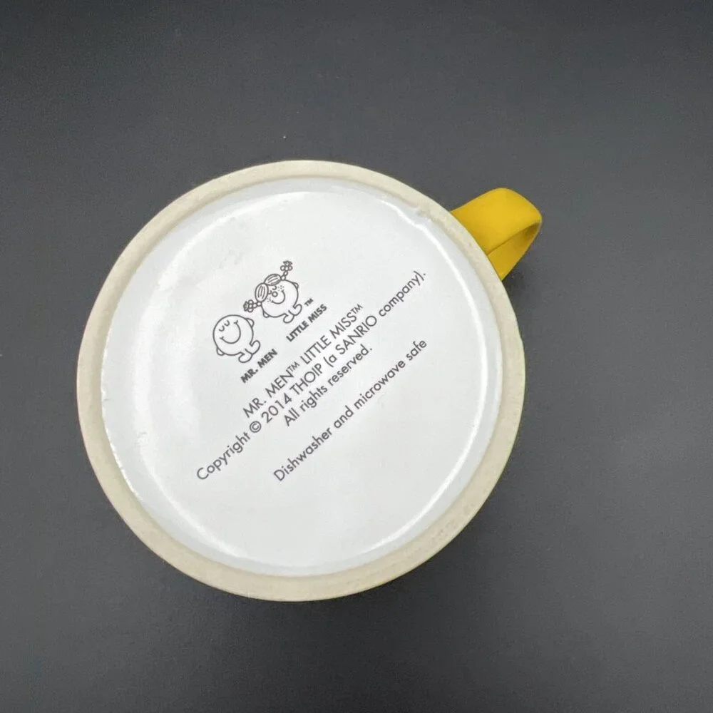 Mr Happy Coffee Mug Mr. Men Little Miss Series Roger Hargreaves Sanrio 2014 - Picture 7 of 10